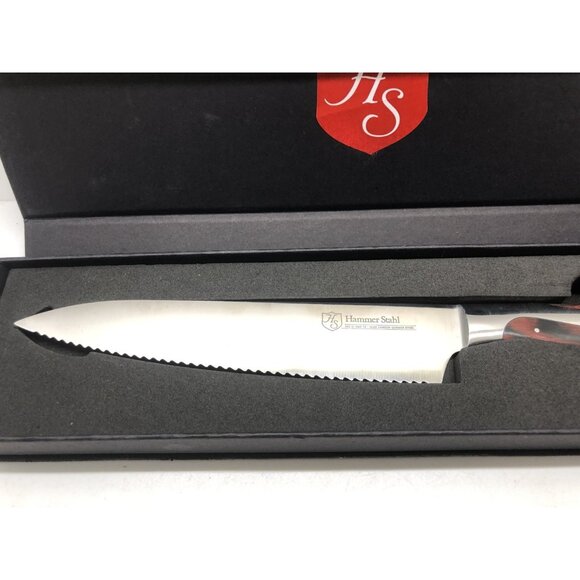 Hammer Stahl 6 inch Serrated Utility Knife High Carbon German Steel - Picture 2 of 9